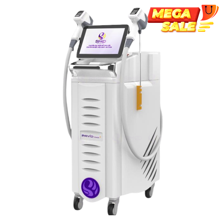 Máy triệt lông Diode laser Pavo Tres 03 bước sóng